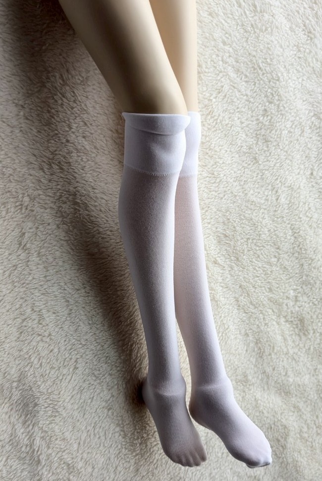 ニーソックス プレーン ホワイト MDD・DDP・DD・DDDy・スマートドール着用可能