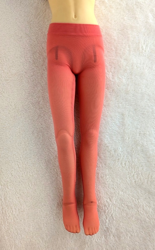 新作 MDD・DDPサイズ ハイゲージタイツ プレーン オレンジ SD着用可能