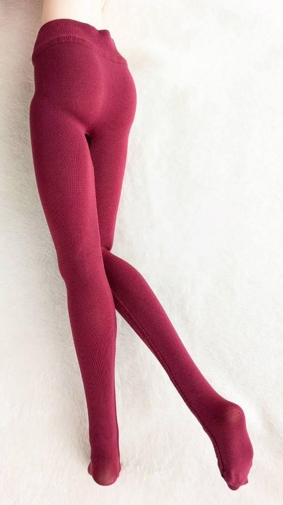 新作 MDD・DDPサイズ ハイゲージタイツ プレーンボルドー DDP・オビツ50・エンジェルフィリア着用可能 11/23発売開始
