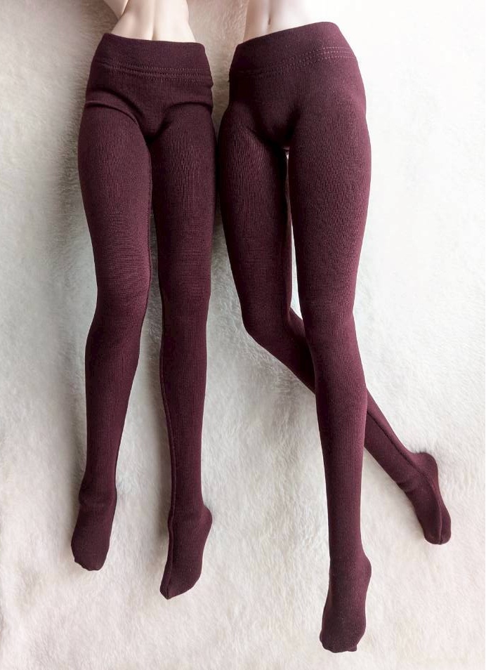 新作 DDサイズ ハイゲージタイツ ローライズ プレーンボルドー DDDy・スマートドール着用可能 11/16発売開始