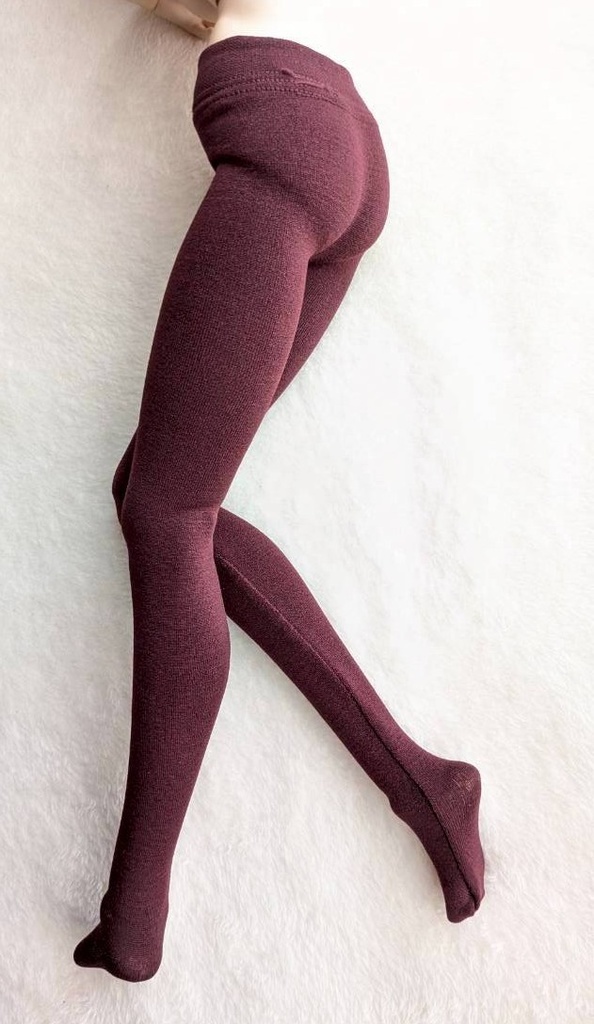 新作 DDサイズ ハイゲージタイツ ローライズ プレーンボルドー DDDy・スマートドール着用可能 11/16発売開始