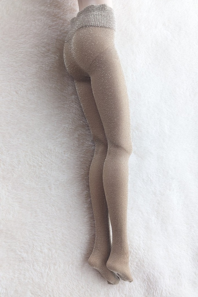新作 DDPサイズ ハイゲージタイツ クリアゴールド
