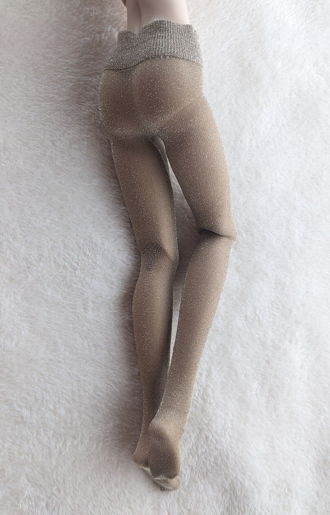 新作 DDPサイズ ハイゲージタイツ クリアゴールド