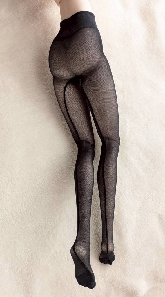 新作 DD系 ハイゲージタイツ クリアブラック#2 DDDy・スマートドール着用可