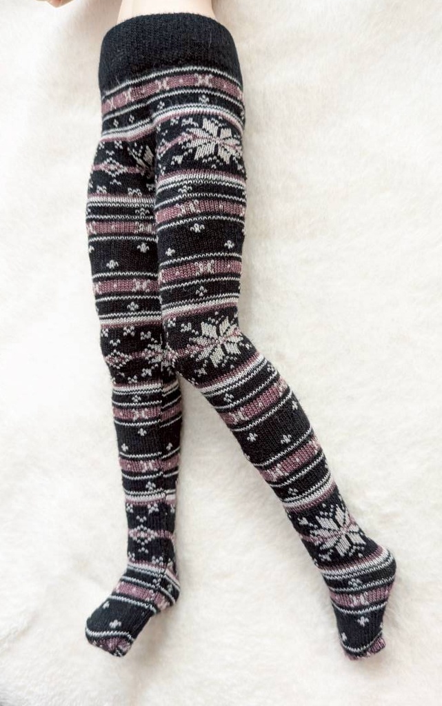 新作 MDDサイズ タイツ ノルディックスノー 黒