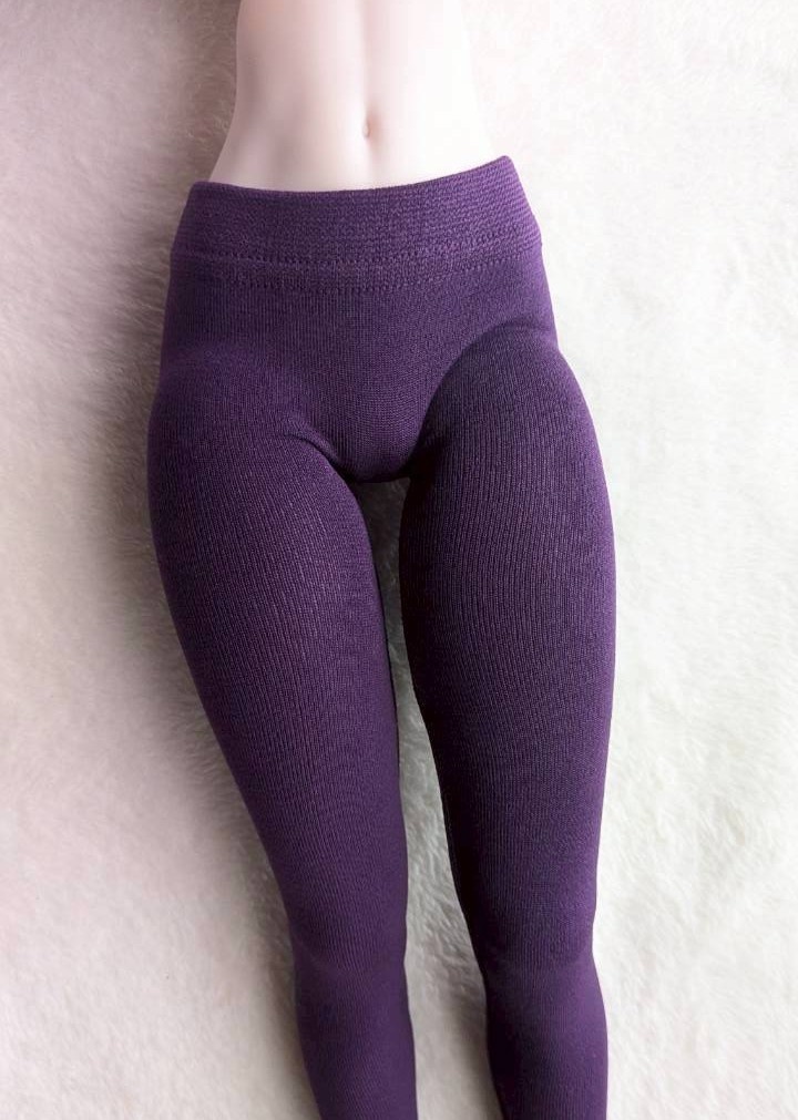 新作 DDサイズ ハイゲージタイツ ローライズ プレーン プラム DDDy・スマートドール着用可能