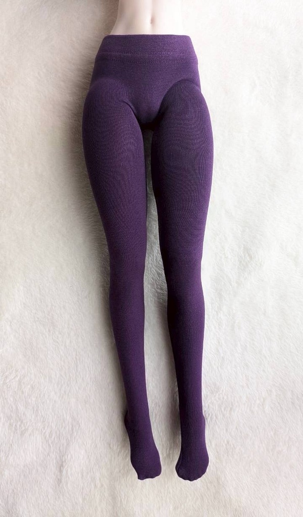 新作 DDサイズ ハイゲージタイツ ローライズ プレーン プラム DDDy・スマートドール着用可能