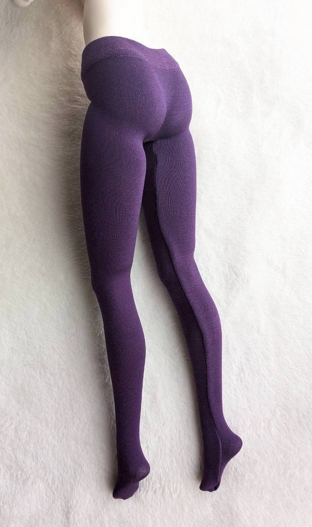 新作 DDサイズ ハイゲージタイツ ローライズ プレーン プラム DDDy・スマートドール着用可能