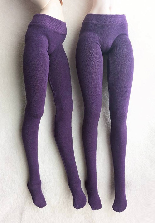 新作 DDサイズ ハイゲージタイツ ローライズ プレーン プラム DDDy・スマートドール着用可能
