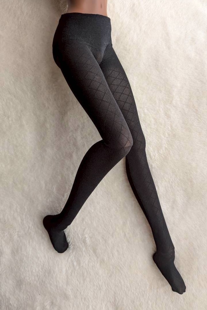 新作 DDサイズ ハイゲージタイツ ローライズ ミドルダイヤ クリアブラック DDDy・スマートドール着用可能