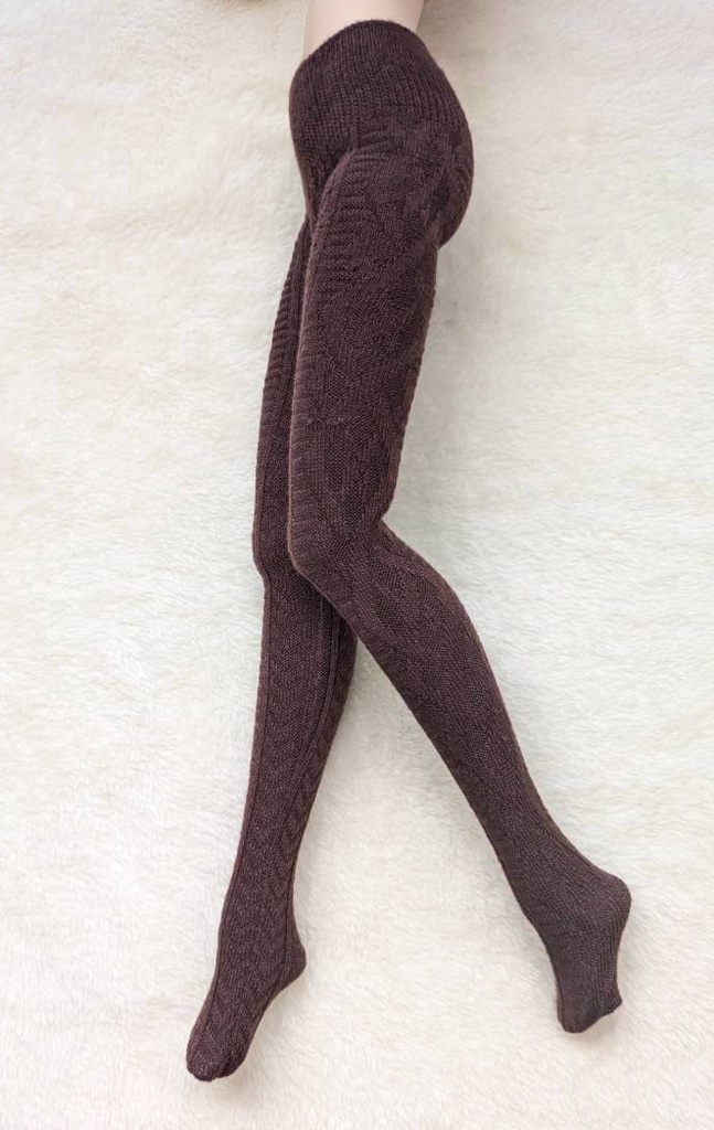 新作 DDPサイズ タイツ チェーンアーガイル ブラウン オビツ50等着用可能