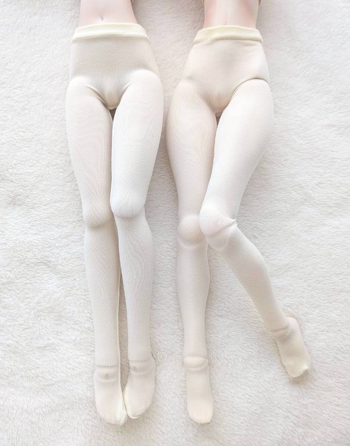 新作 DDPサイズ ハイゲージタイツ プレーン クリームホワイト SD/オビツ50着用可能