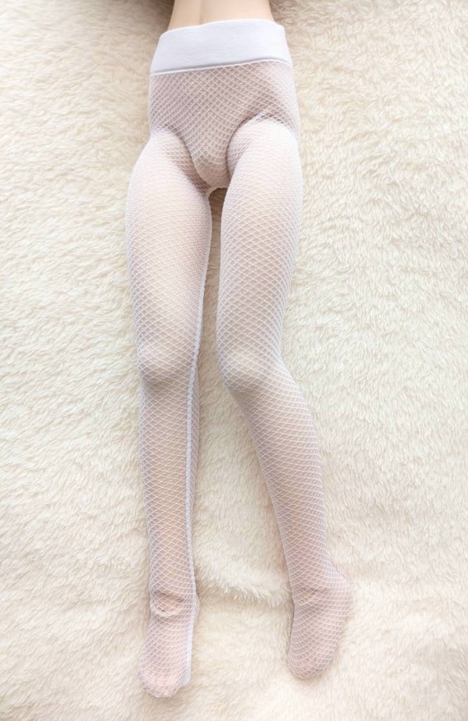 新作 MDDサイズ ハイゲージタイツ ミニダイヤ クリアホワイト