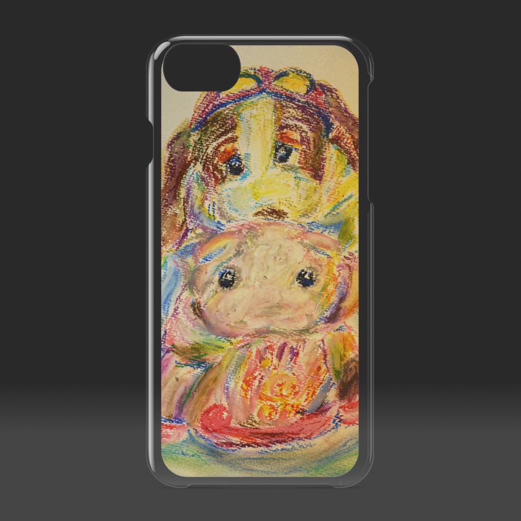 わんぶた手羽先クリアiPhoneケース