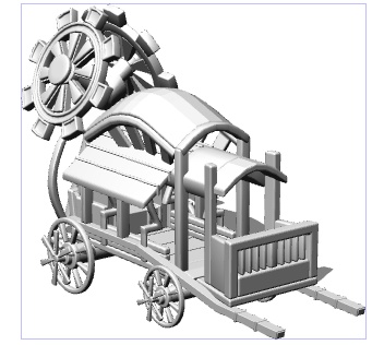 ファンタジー馬車(荷車だけ)