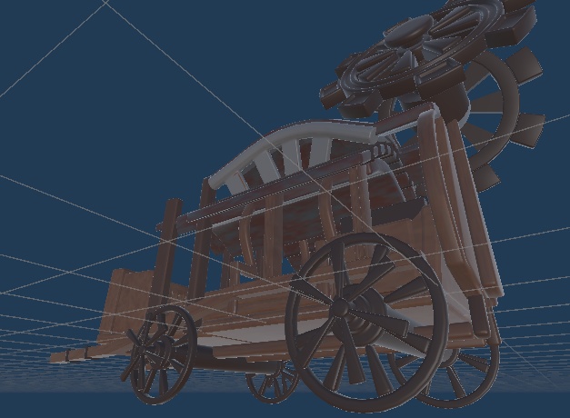 ファンタジー馬車(荷車だけ)