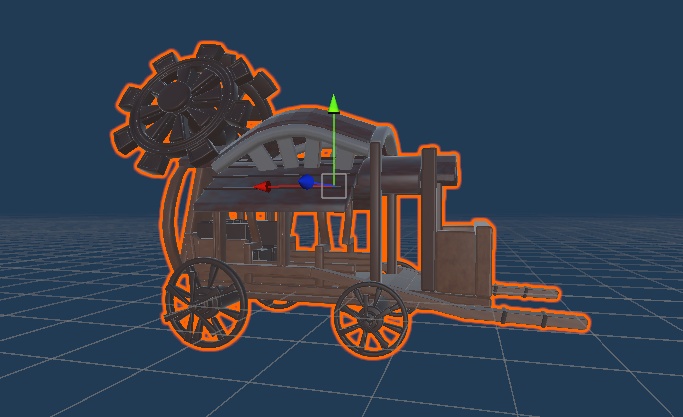 ファンタジー馬車(荷車だけ)