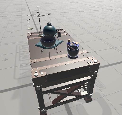 錬金術師が使うような机