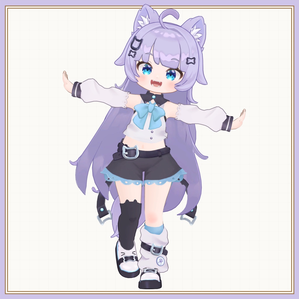 オリジナル3Dモデル「がぶ」 - GABU - #がぶ3D
