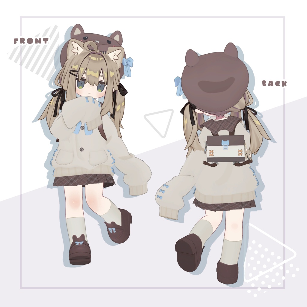 【がぶ・キプフェル・まめふれんず対応】がぶっとだぼ制服