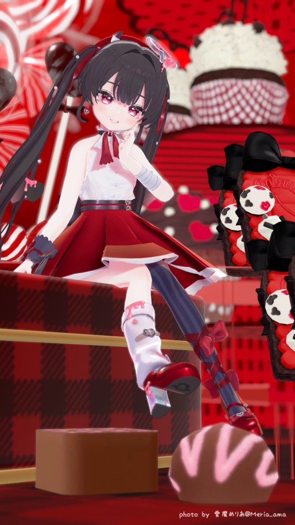 【靴無料】【リリースセール75%OFF】オリジナル3Dモデル「エグノエル」&「ちびノエル(Poor)」 Eggnoel & ChibiNoel