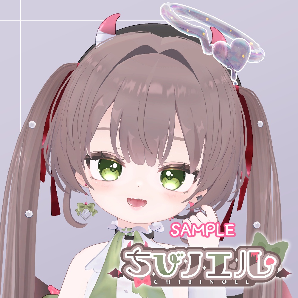 オリジナル3Dモデル「エグノエル」&「ちびノエル(Poor)」 Eggnoel & ChibiNoel