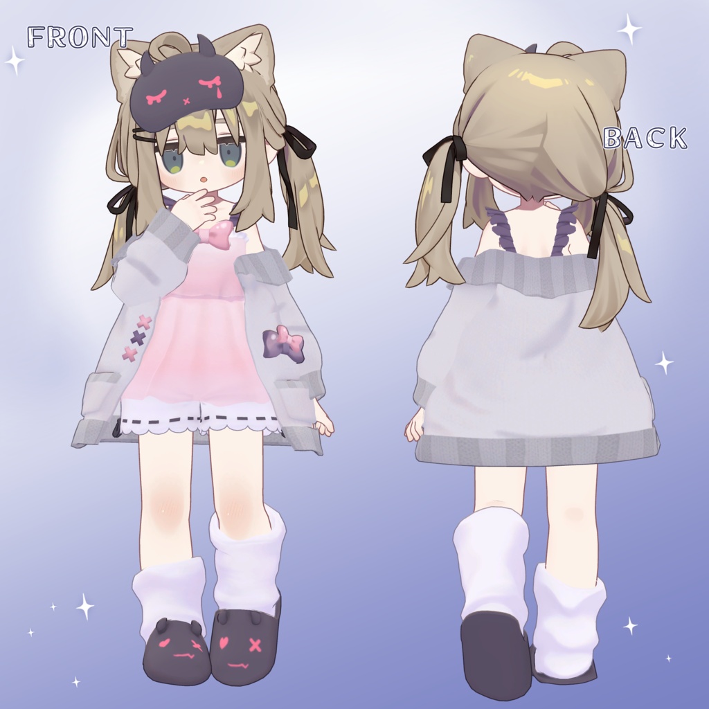 【セール】ゆるのえるウェア -YuruNoelWear- キプ、リュミィ、ちびノエル、エグノエル