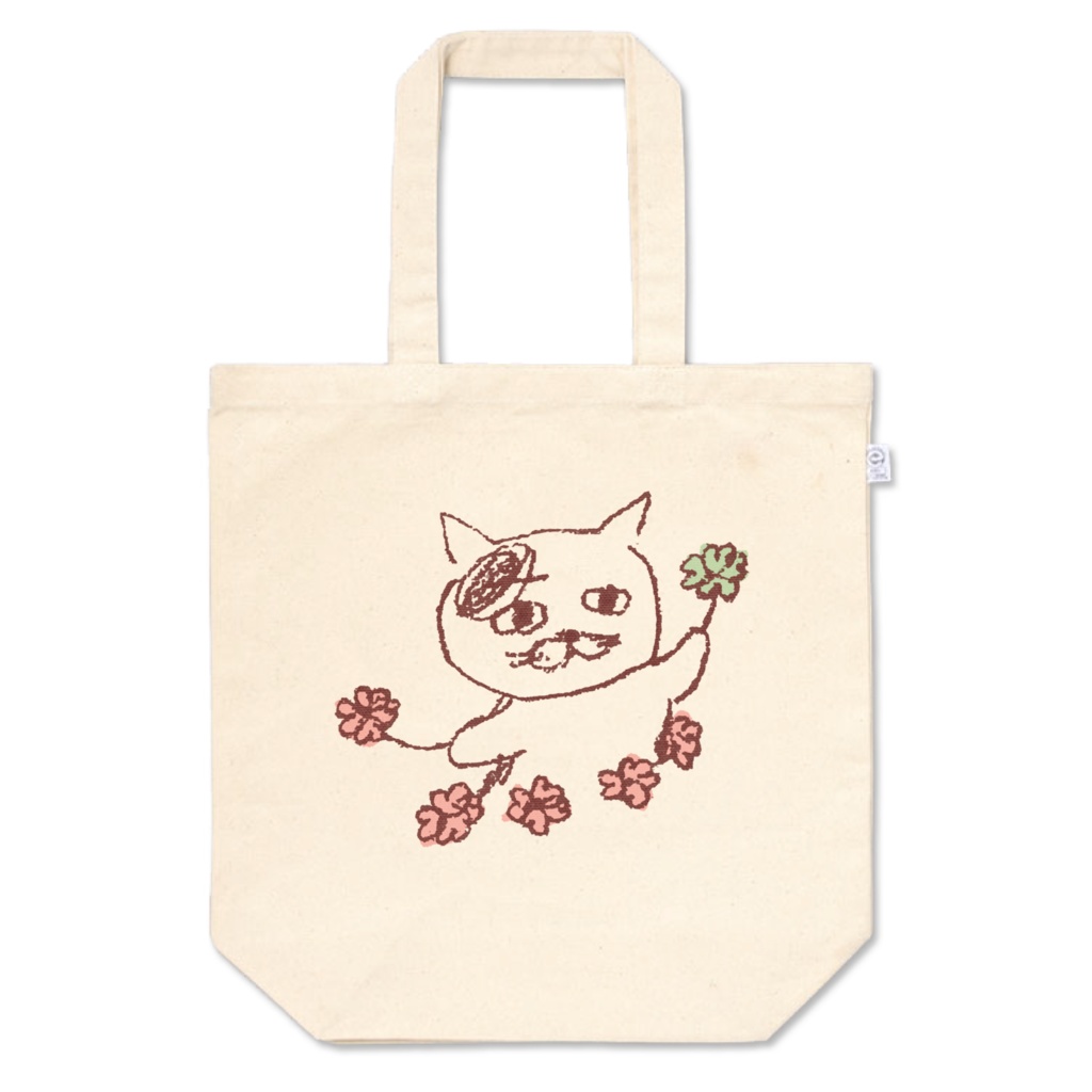 四つ葉とゆるねこトート