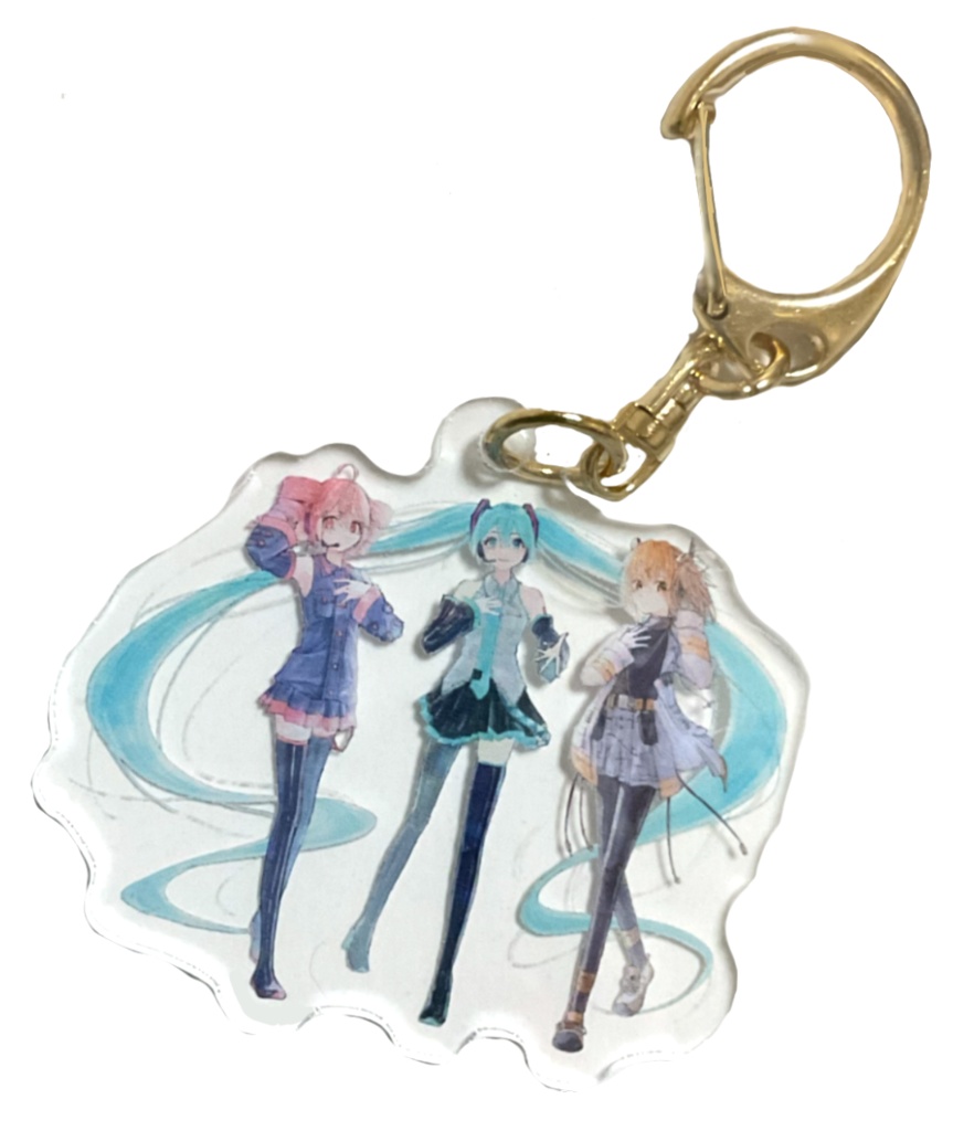 ミクテトレイアクリルキーホルダー