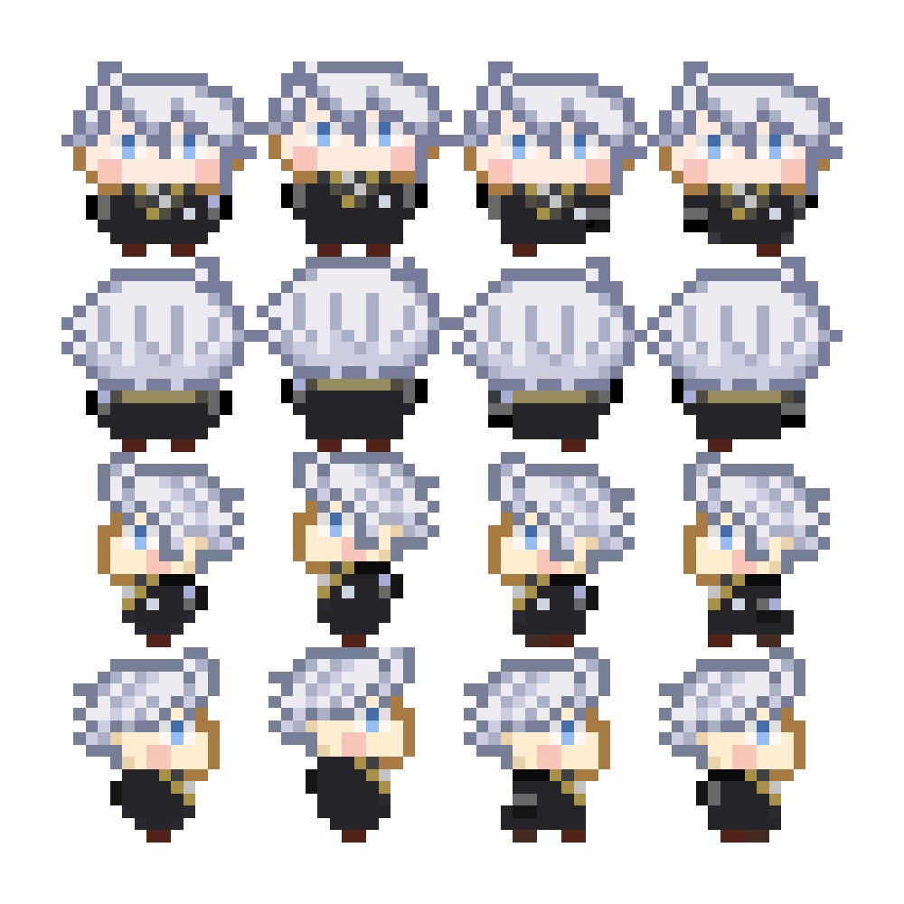 とらのあなマルシェ用アバター(アズール、ジェイド、フロイド、グリム)