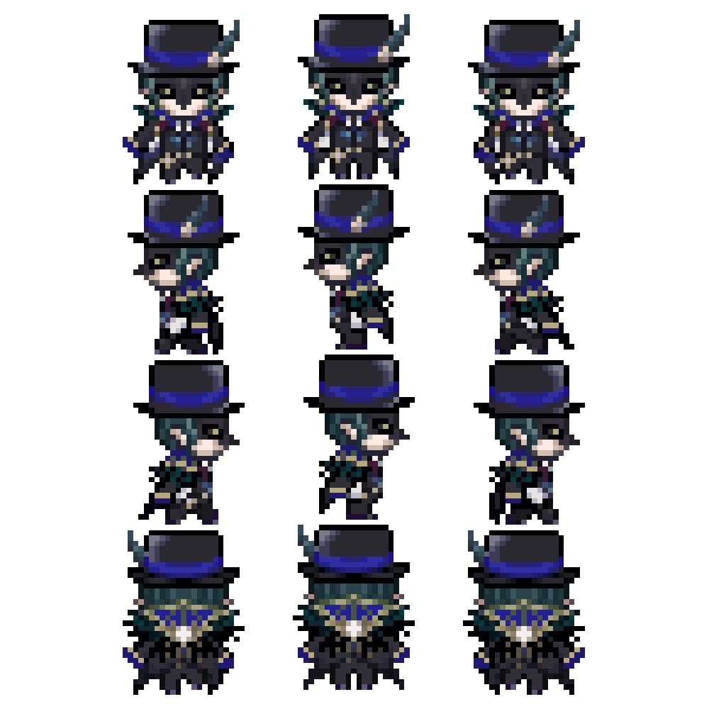 ピクスク用アバター(ツイステ学園関係者)