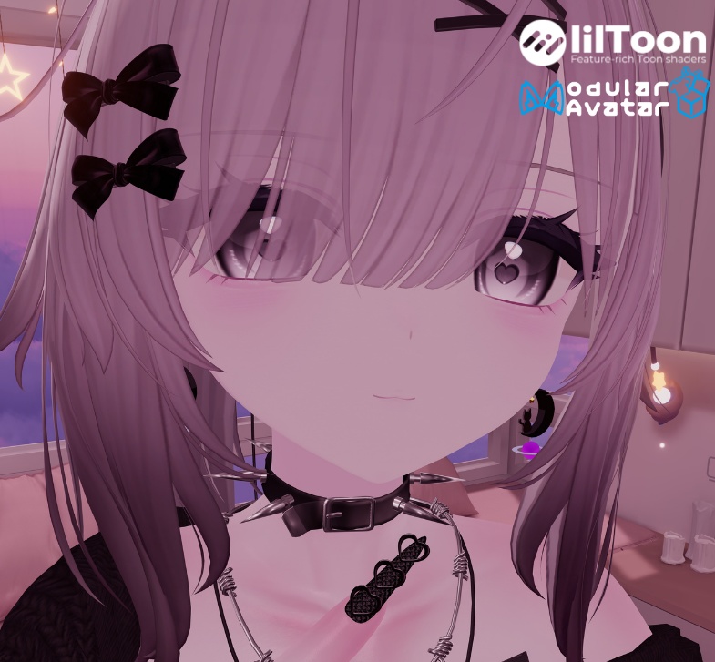 「14アバター対応」おつきさまとねこ