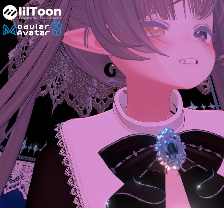 「14アバター対応」おつきさまとねこ