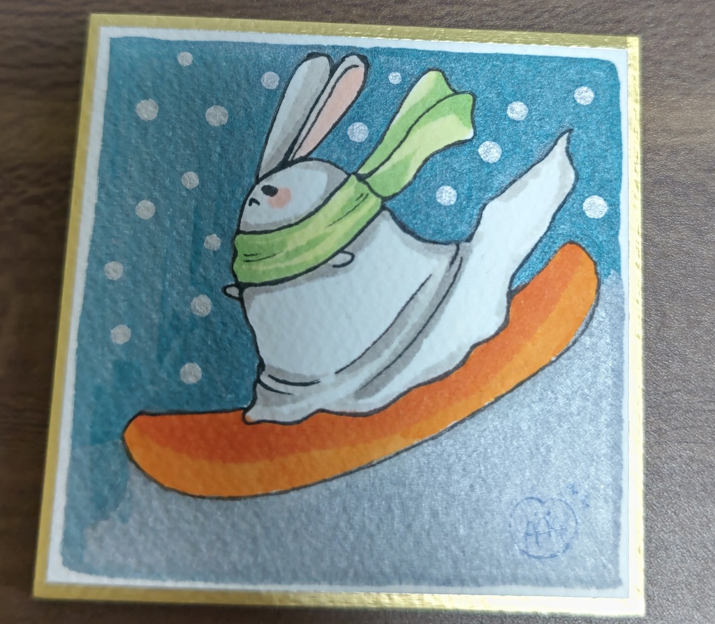 おばけうさぎ　スキー