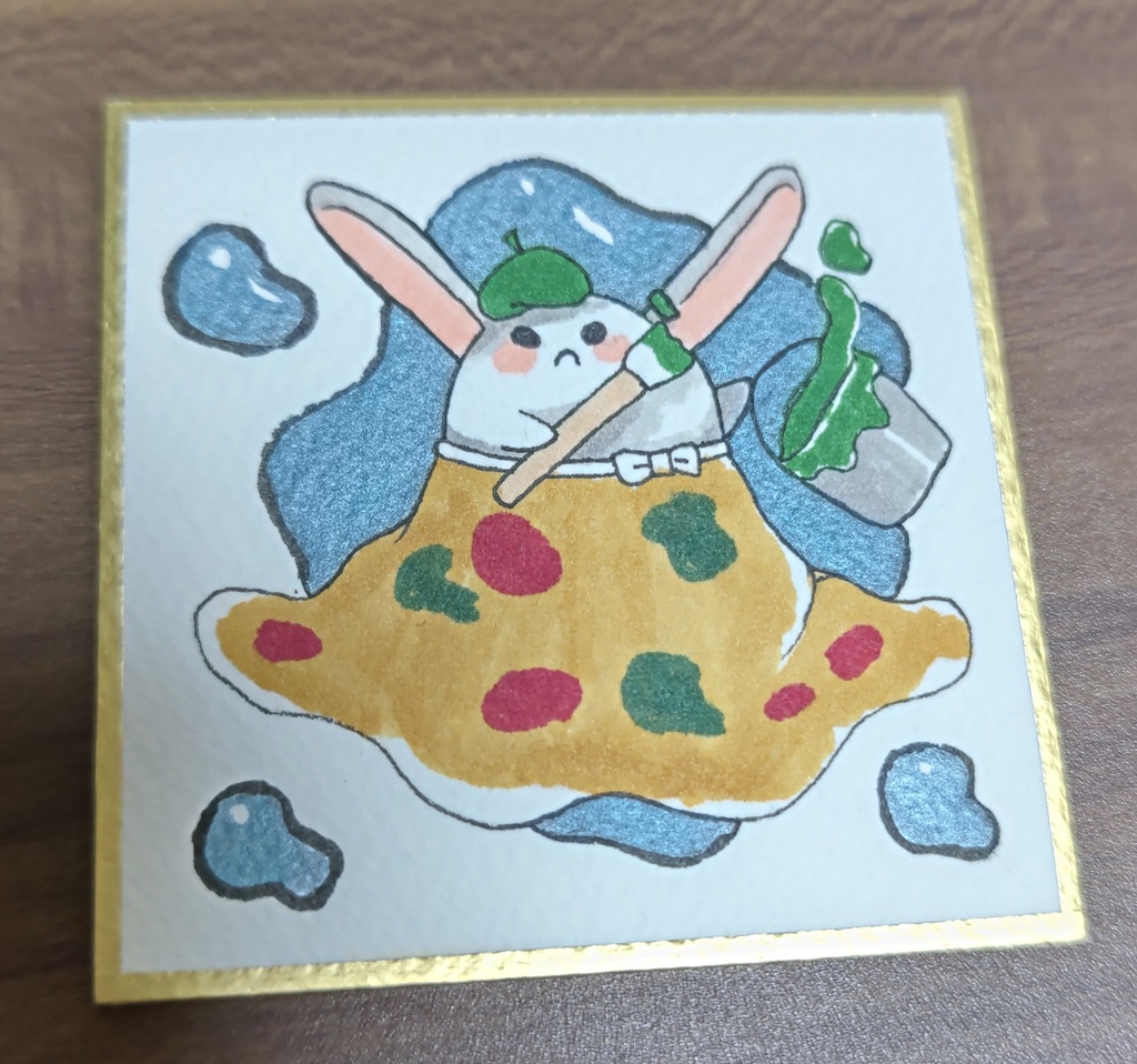 おばけうさぎ　お絵かき