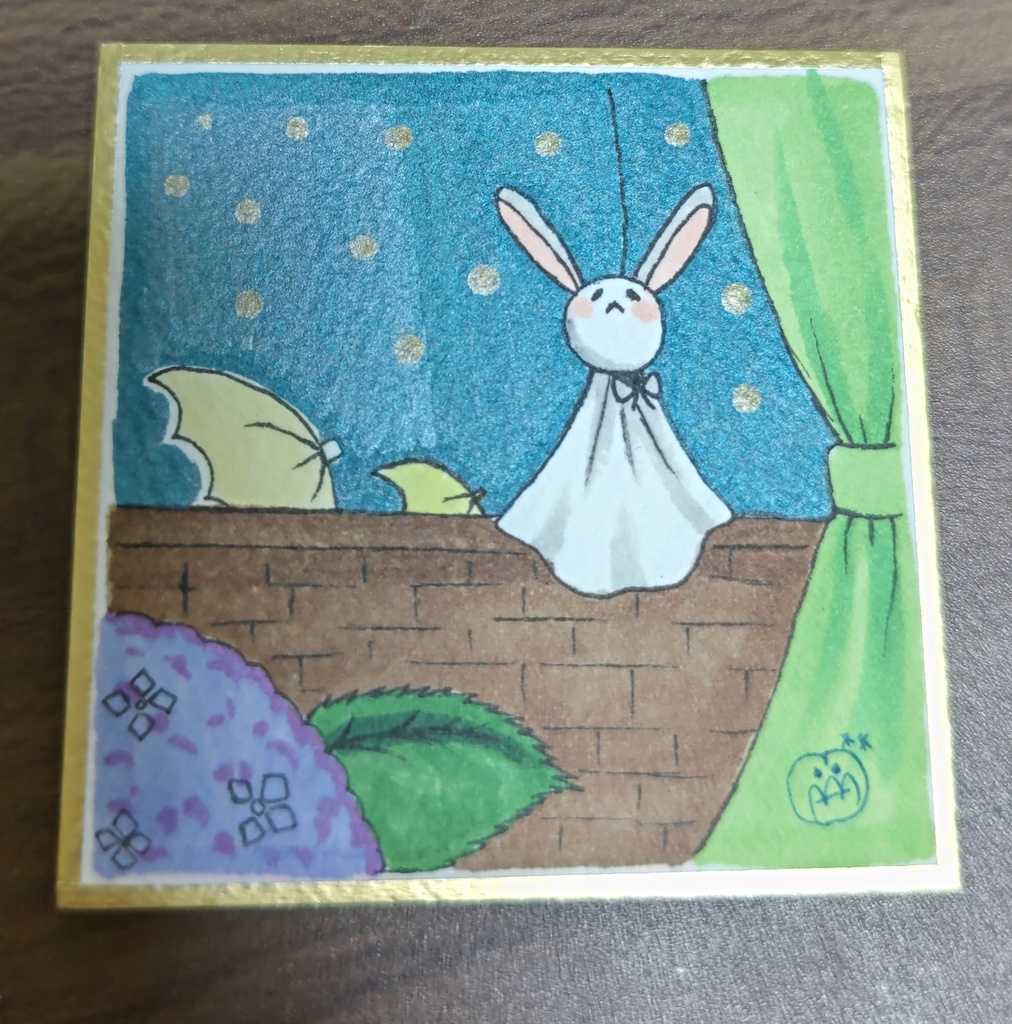 うさぎてるてる坊主と梅雨