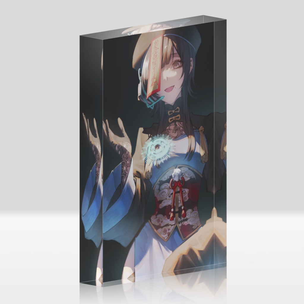 キョンシー黒田アクリルブロック【ハフアニ記念グッズ】