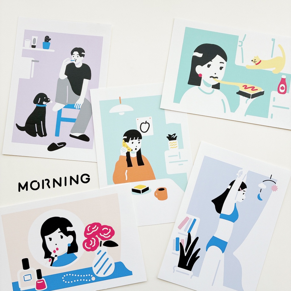 MORNING post card 