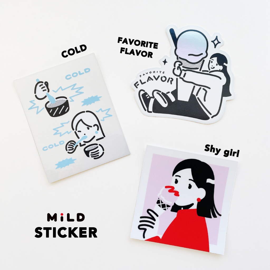 MiLD Sticker / 3type