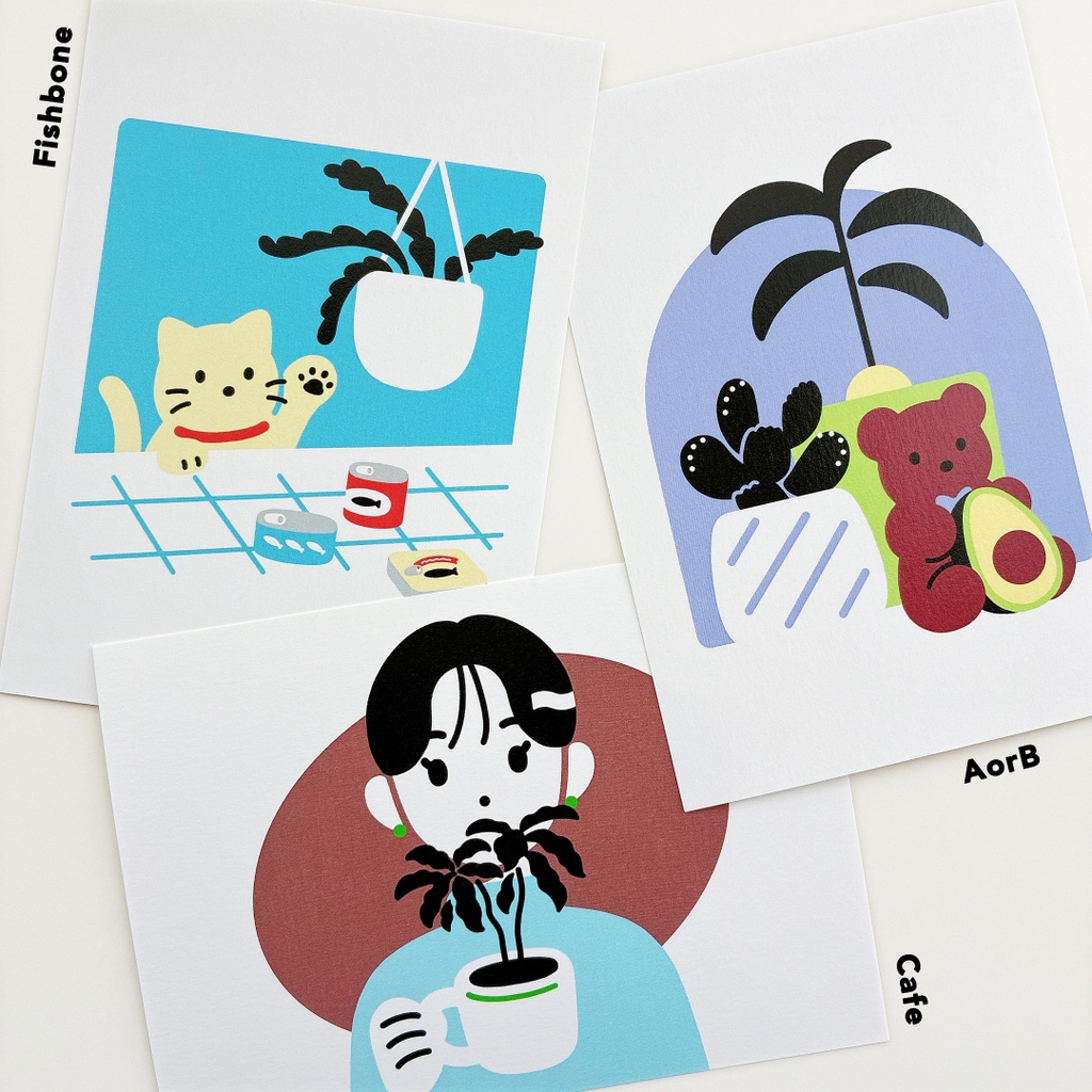 Mellow postcard