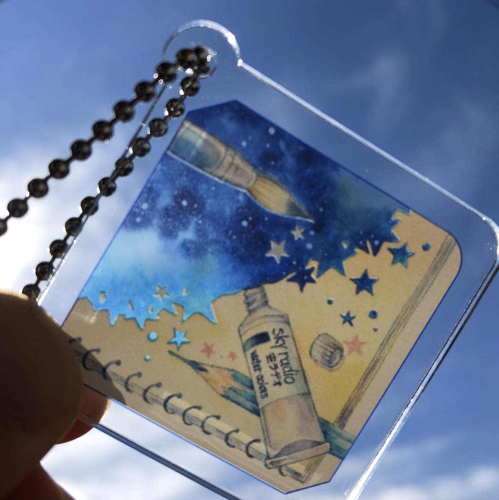 画材 アクリルバッジ