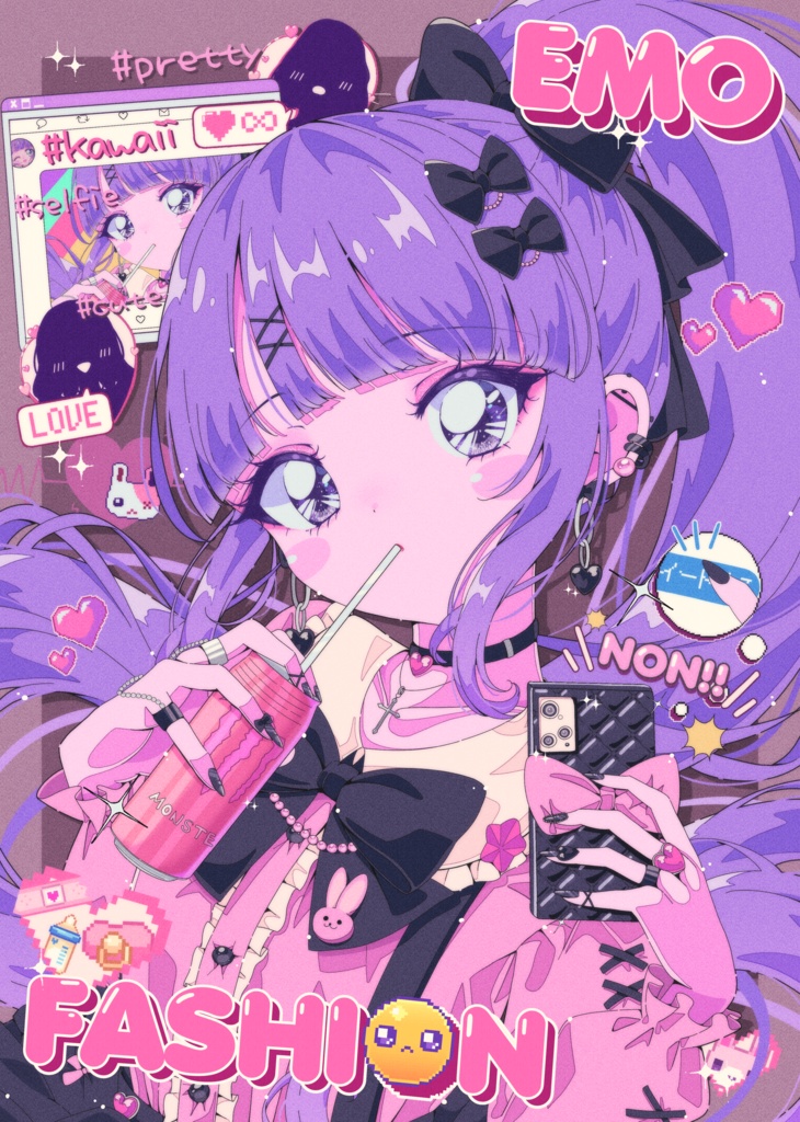 プリパラ 地雷系・量産型ファッションイラスト集【MELANCHOLYⅡ】