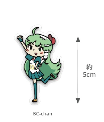 ミニアクリルスタンド　バッセンちゃん