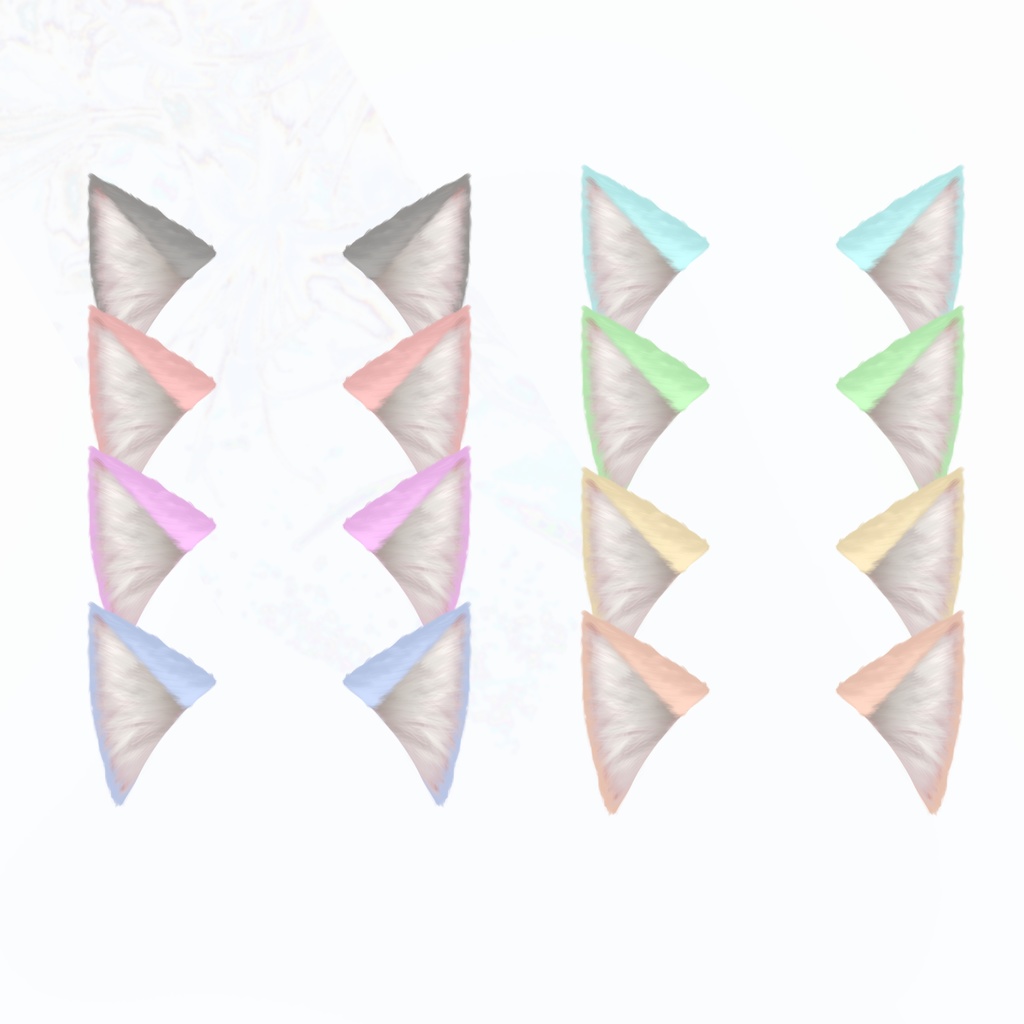 【Live2Dアイテム】カラー調節可能!動く猫耳【VTS対応】