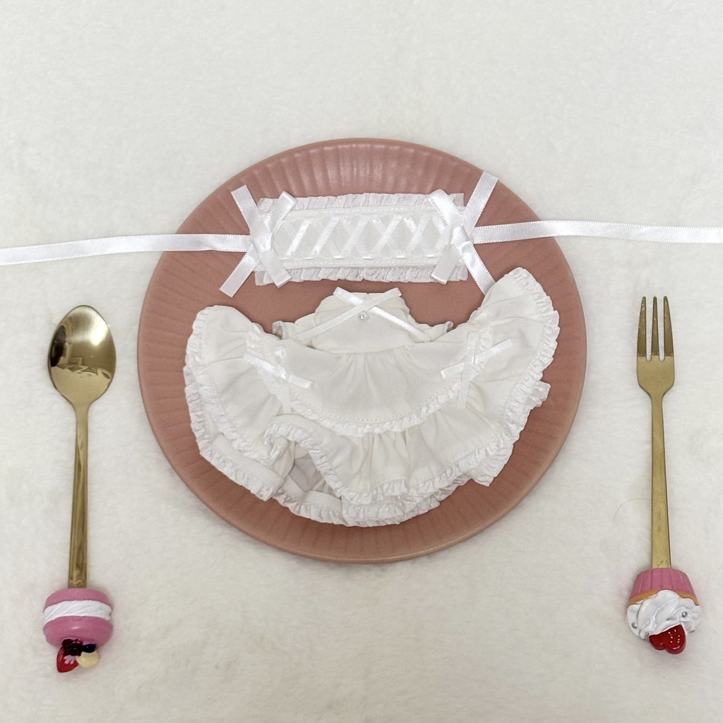 ティアードワンピース&ヘッドドレスセット