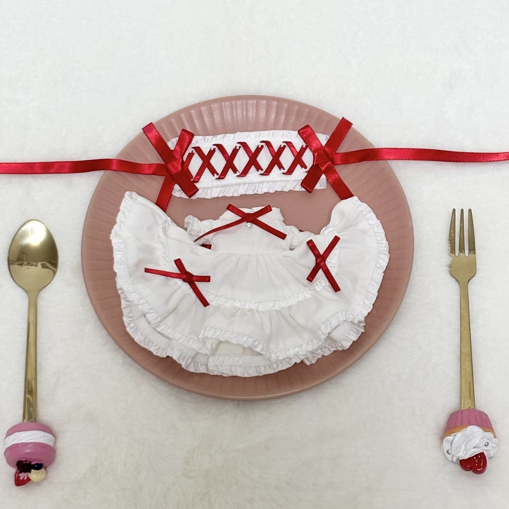 ティアードワンピース&ヘッドドレスセット