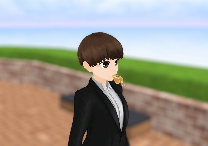 警察官の笛（ホイッスル）ゴールド、シルバーの2色セット