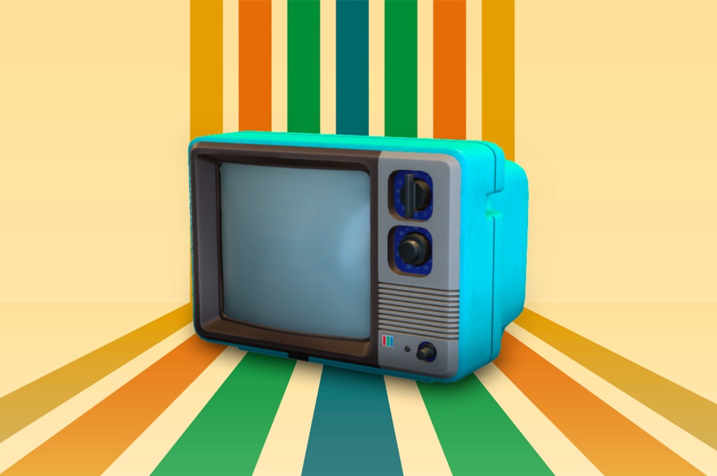 【3Dモデル】ブラウン管テレビ