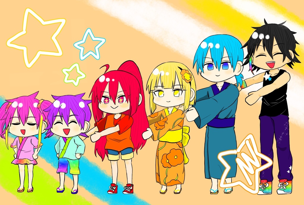 花火っ子たち整列！