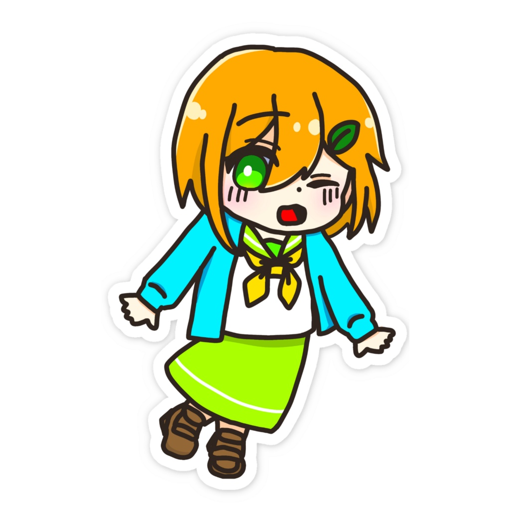 夏乃みかんステッカー